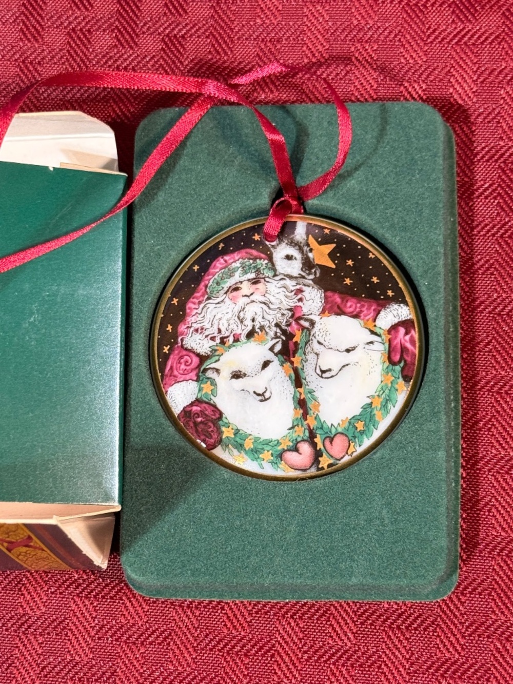 Royal Copenhagen Porcelain Vtg Bing & Grondahl Santa in Australia Ornament